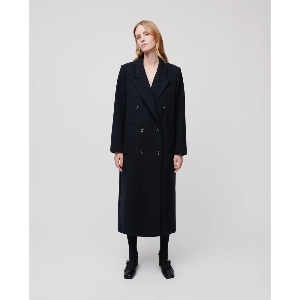 IVY OAK Oversized Boxy Winterjas Blue Dames