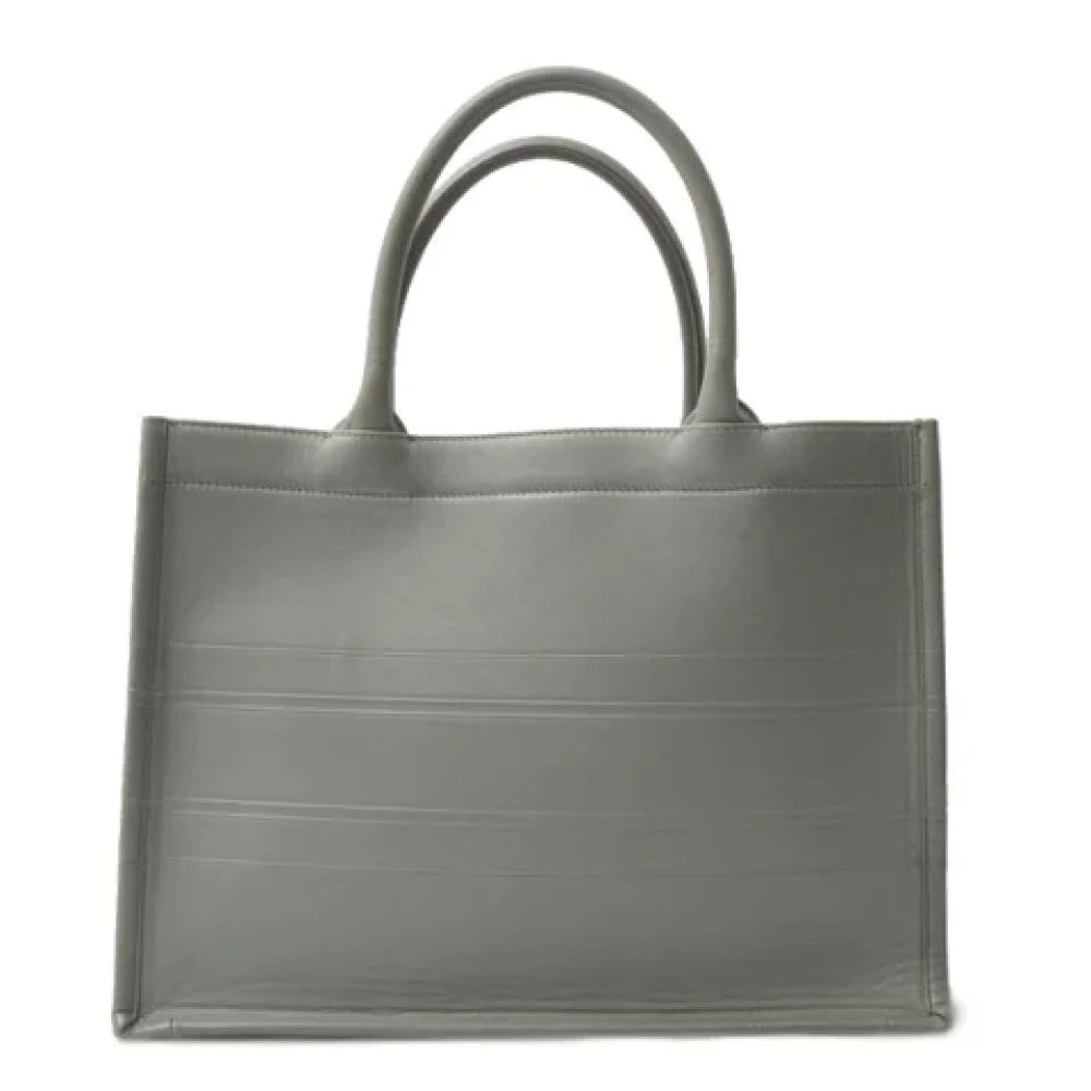 Dior Vintage Pre-owned Leather dior-bags Blue Dames