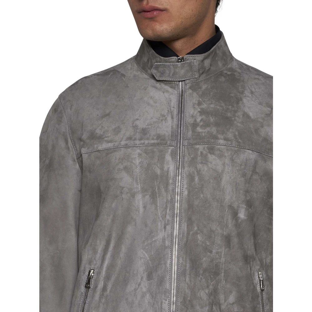 Low Brand Trendy Coats Assortment Gray Heren