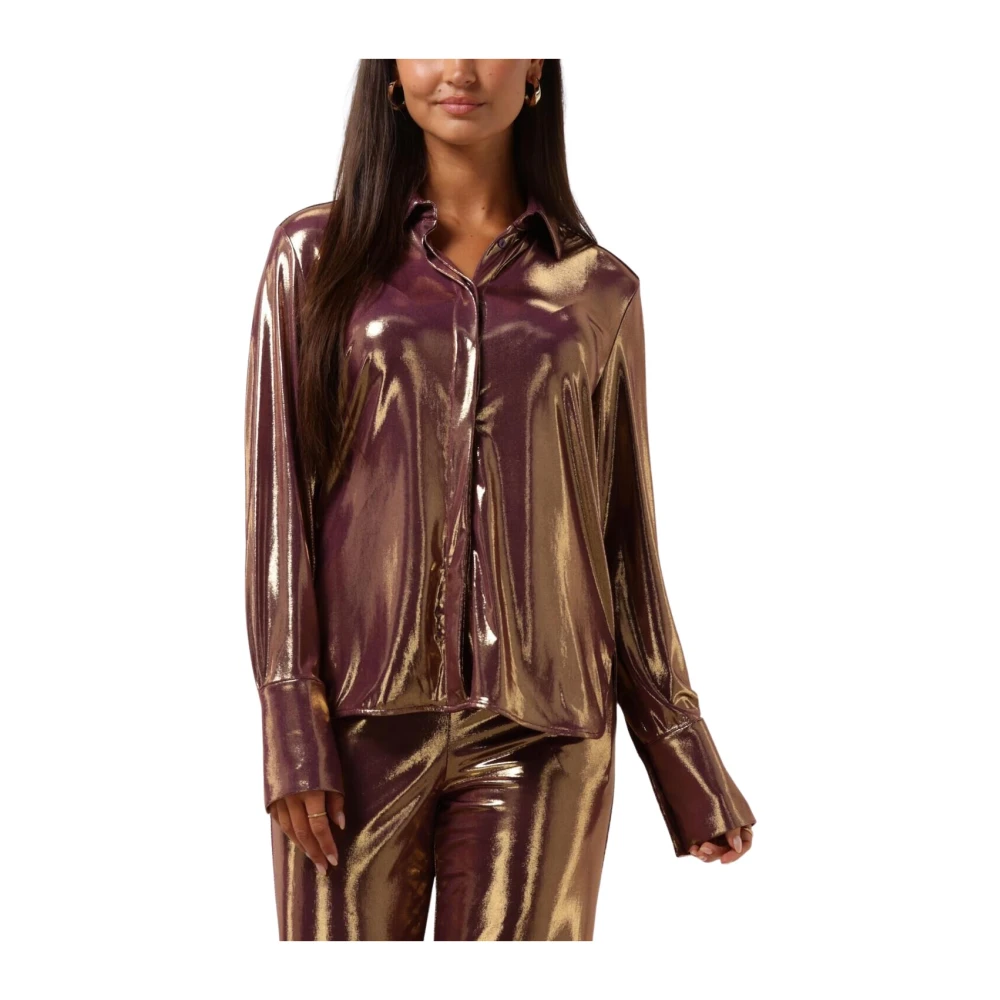 Amaya Amsterdam Paarse Nora Blouse Damesmode Purple Dames