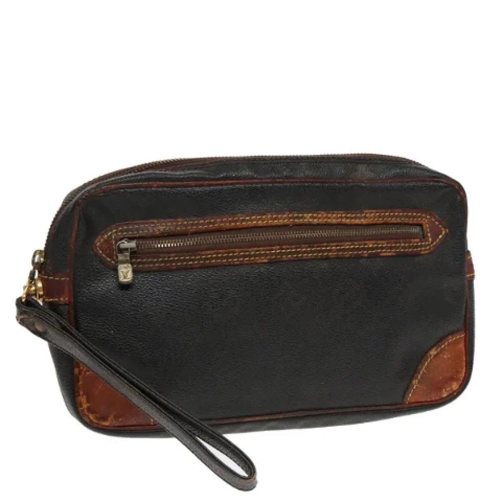 Louis Vuitton Vintage Pre-owned Canvas clutches Brown Dames