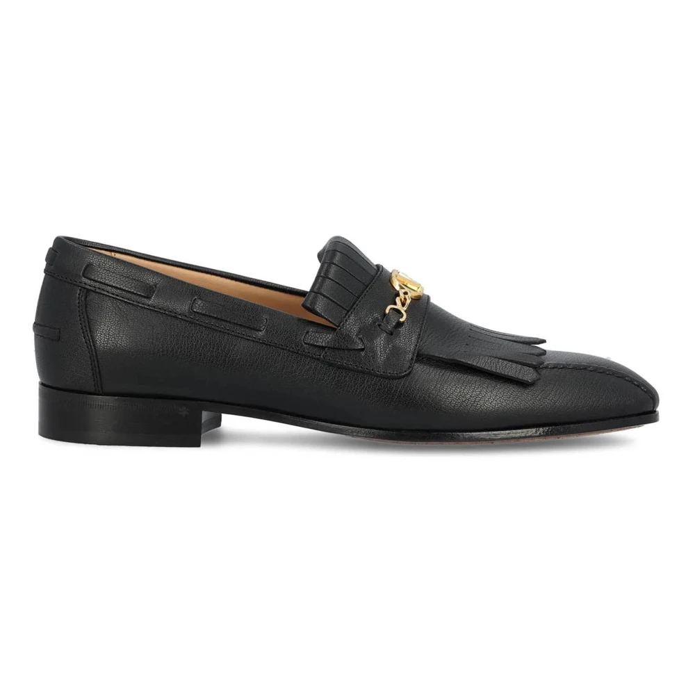 Valentino Garavani Men's Black Vlogo Loafers