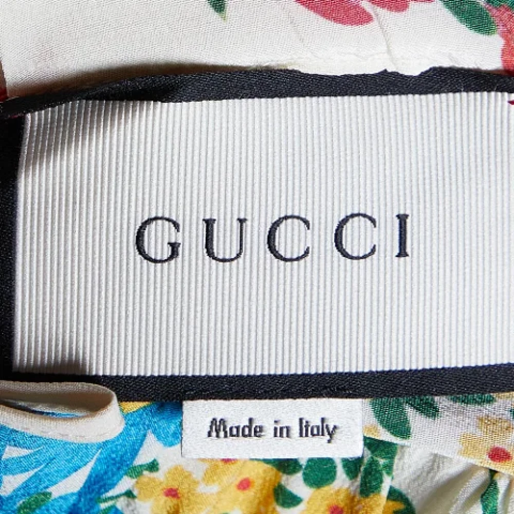 Gucci Vintage Pre-owned Silk bottoms Multicolor Dames