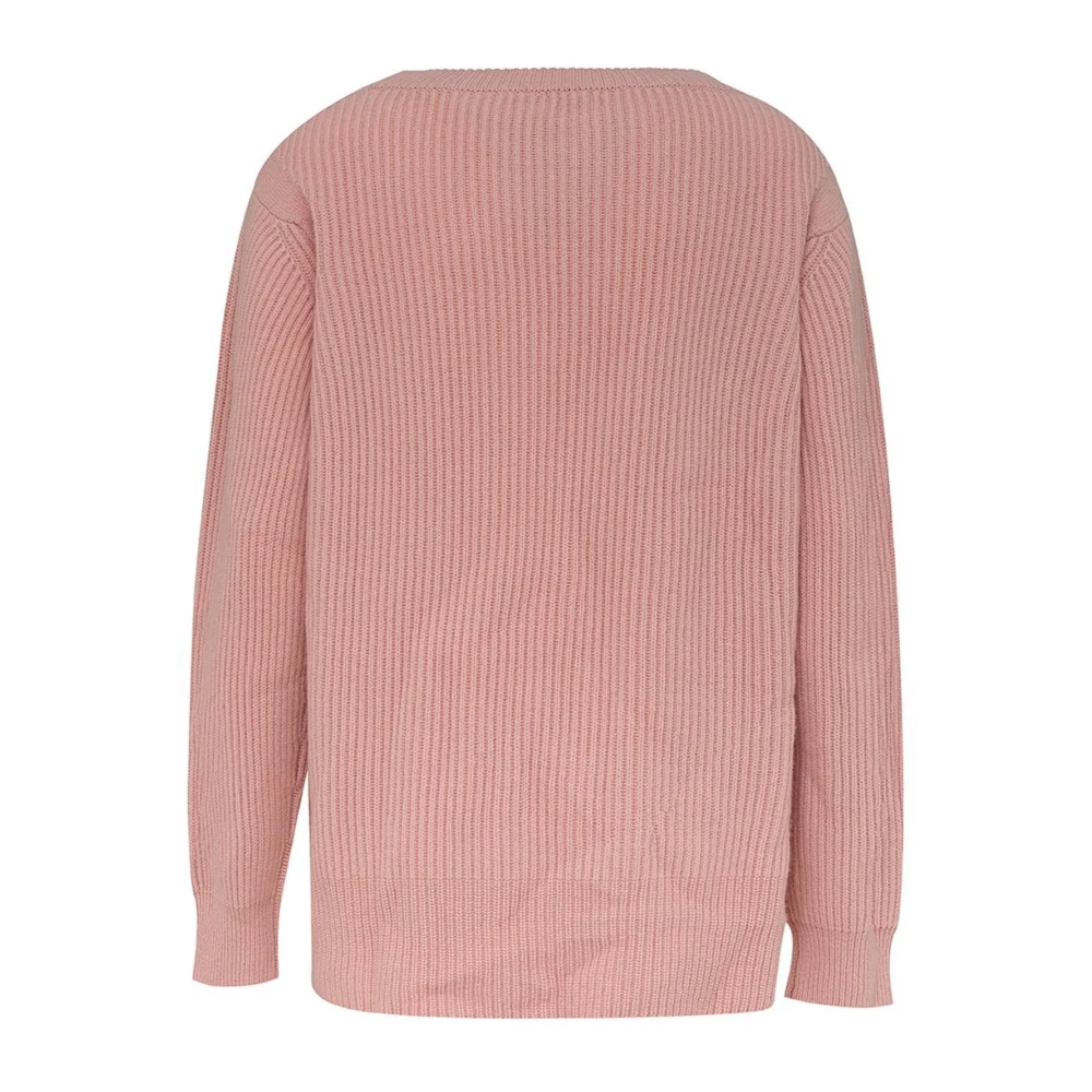Malo Luxe Roze Cashmere Top Pink Dames
