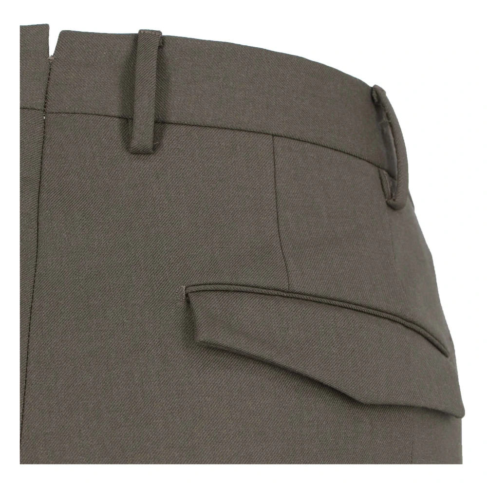 PT Torino Klassieke Straight-Leg Stretch Broek Green Heren