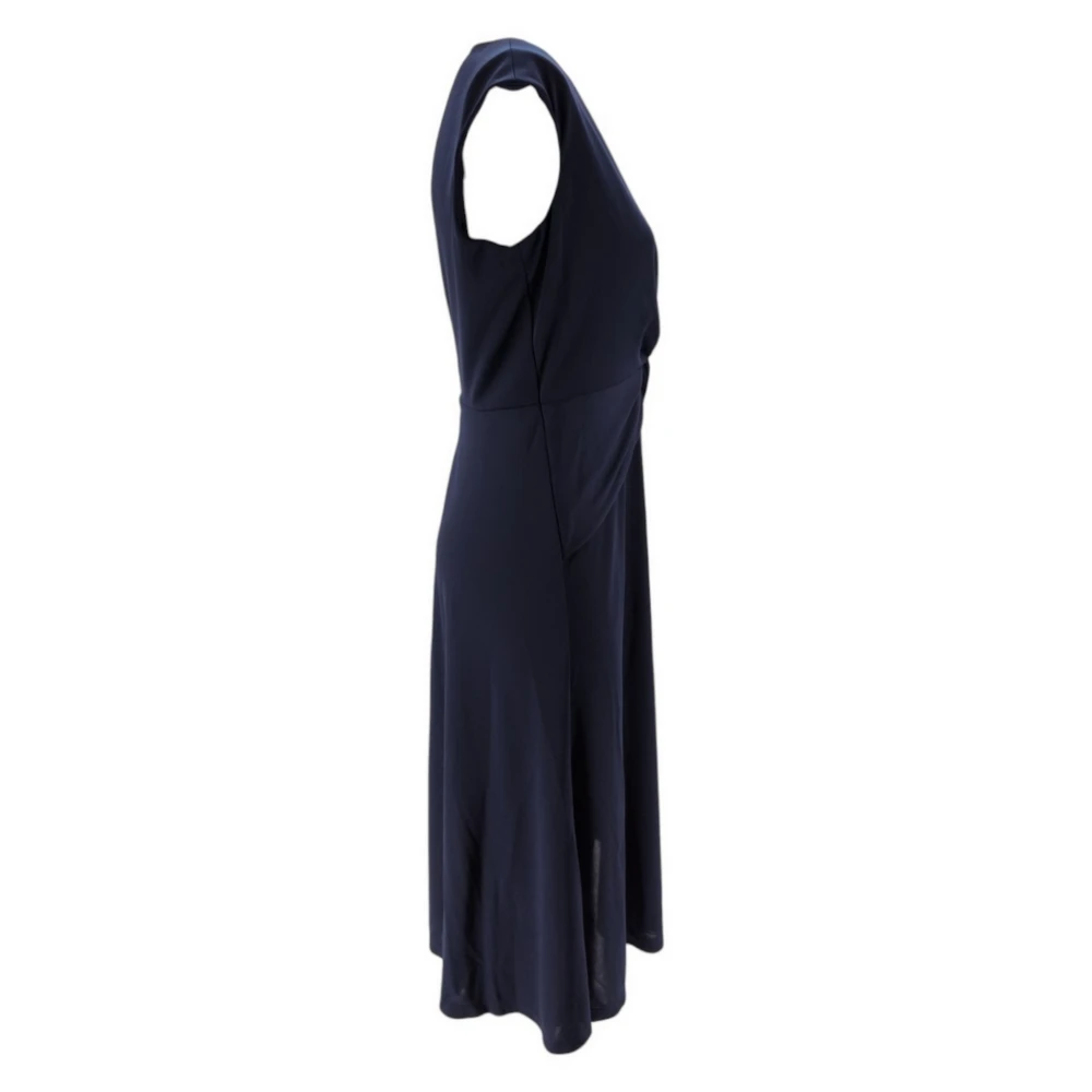Ralph Lauren Blauwe Midi Jurk Blue Dames