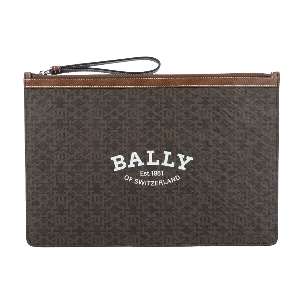 Bally Stilfull Borse Clutch Väska Brown, Herr