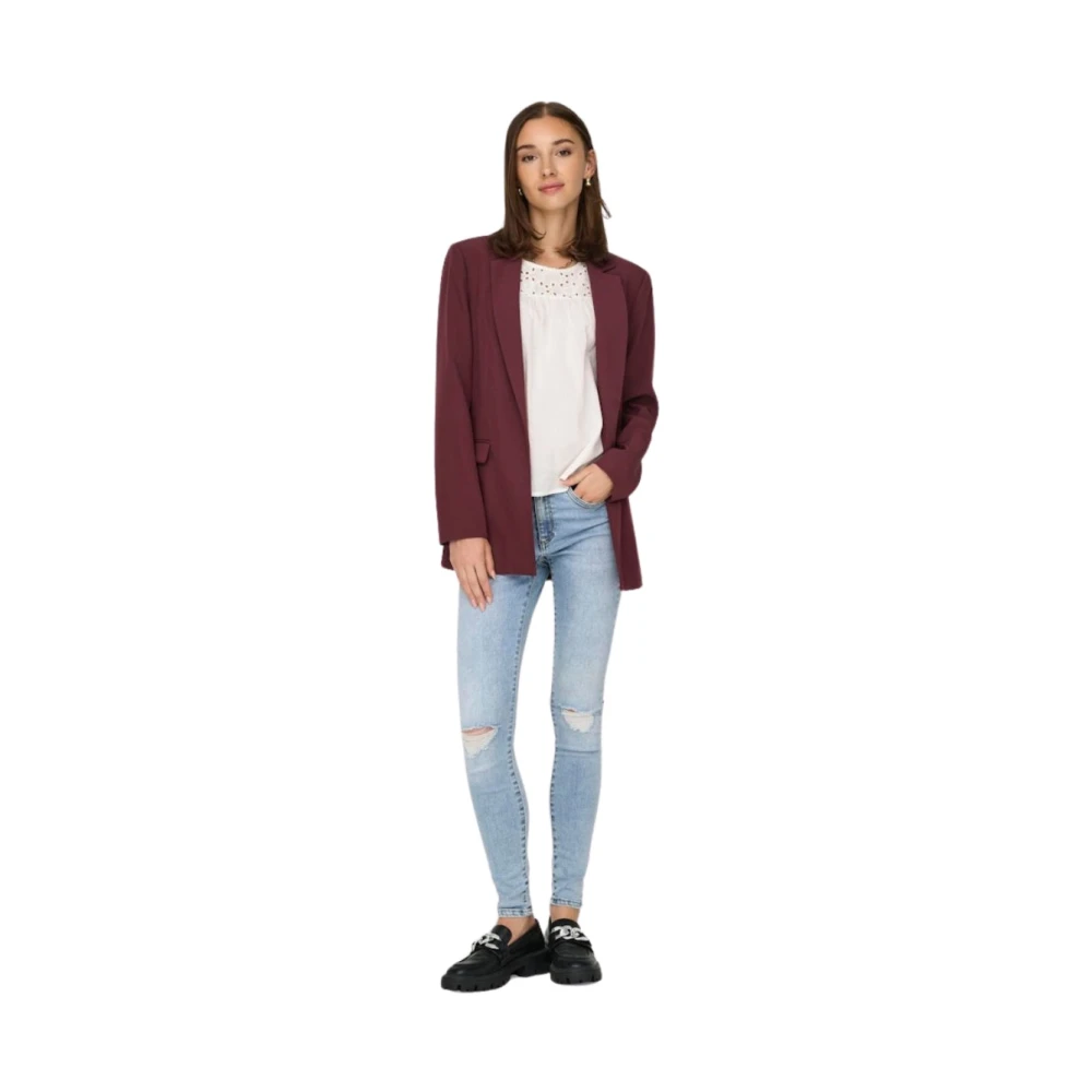 Only Losse Blazer Jas Red Dames