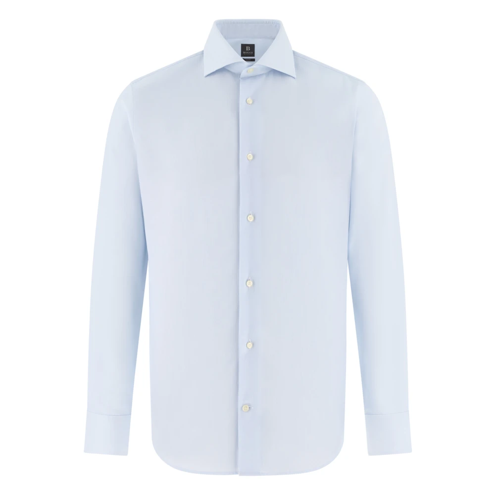 Boggi Milano Hombre Azul - Camisa De Algodón 1000 Slim Fit - Shirts - Xs - Camisa De Algodón 1000 Slim Fit