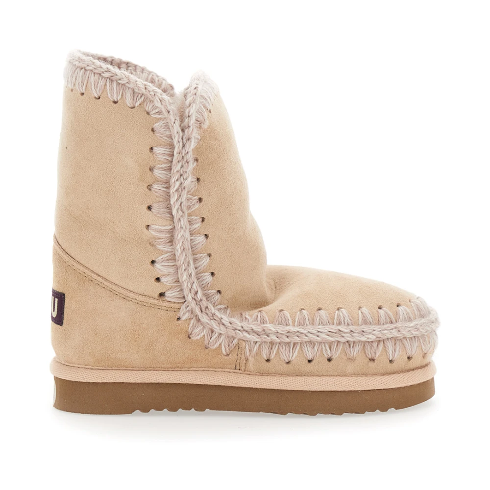 Mou Girls Pink Suede Eskimo Kid Boots - Kids Boots - 32 Eu - Kids