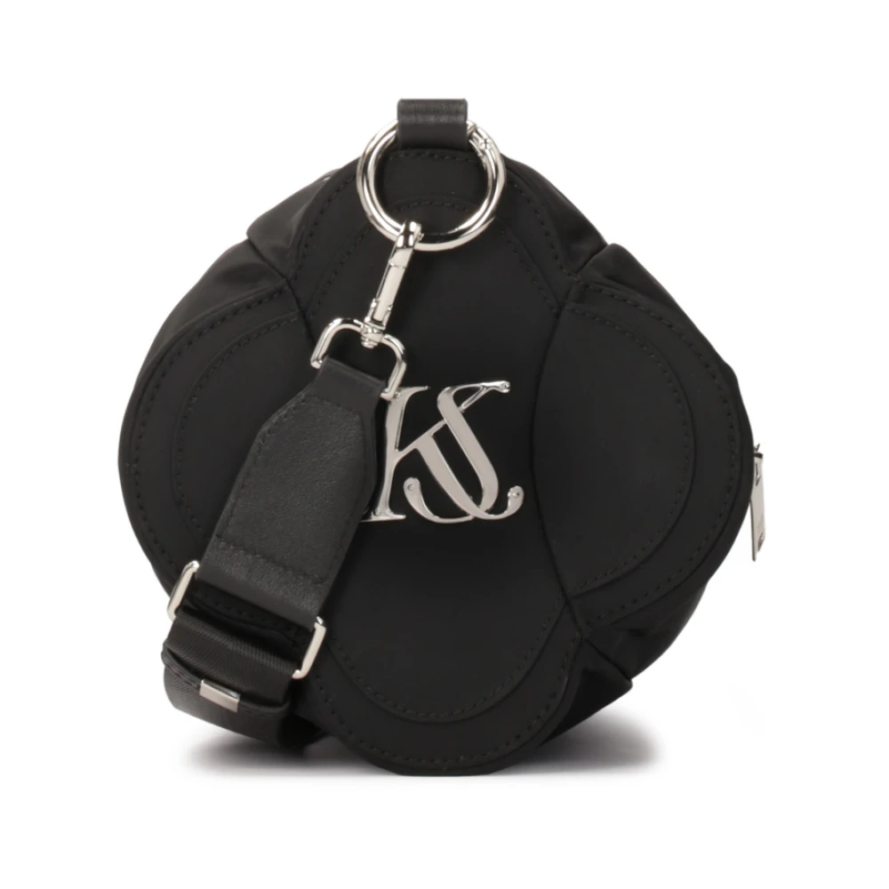 Kazar Studio Zwarte nylon schoudertas Black Dames