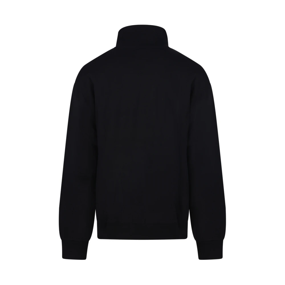 Jacquemus Zwarte Gros Grain Sweatshirt Black Heren