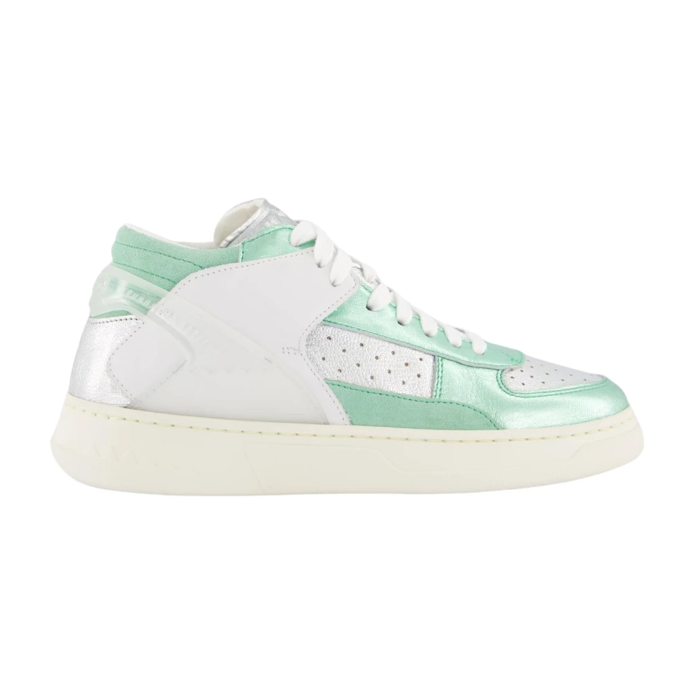 RUN OF Dames Mid Metal Grass Sneakers Dames Schoenen Veelkleurig Multicolor