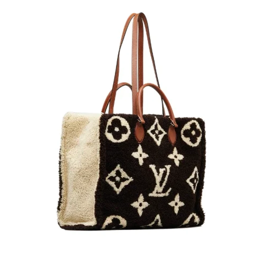 Louis Vuitton Vintage Pre-owned Leather totes Black Dames