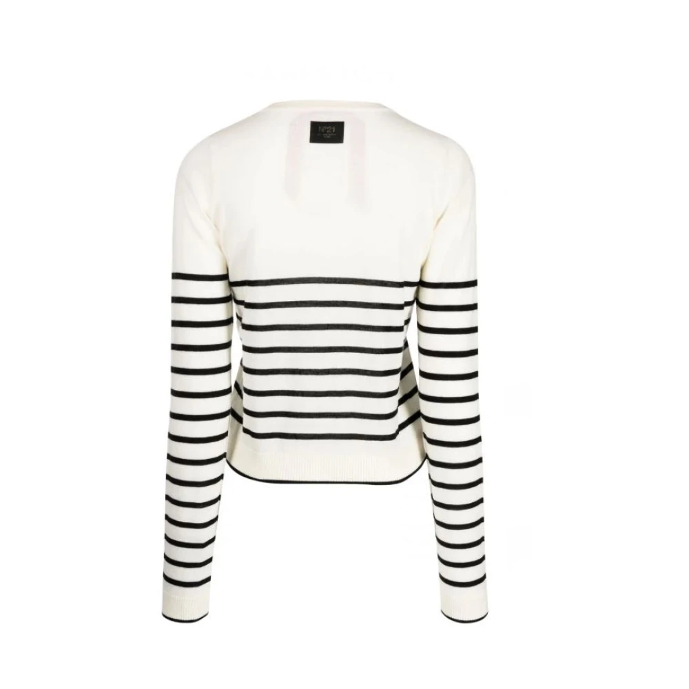 N21 Beige Trui met Stijl Beige Dames