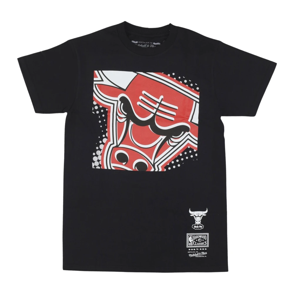 Mitchell & Ness Men's Black Chicago Bulls Nba Tee
