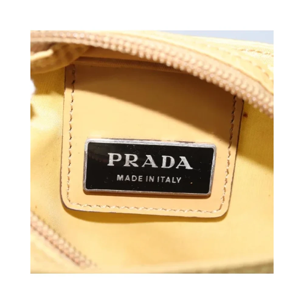 Prada Vintage Pre-owned Nylon prada-bags Yellow Dames