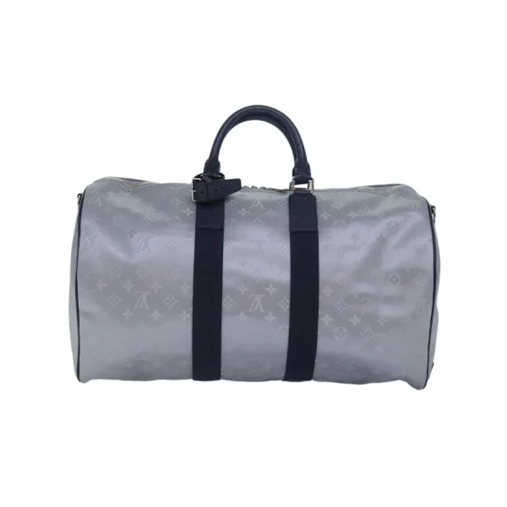 Louis Vuitton Vintage Pre-owned Canvas handbags Gray Dames