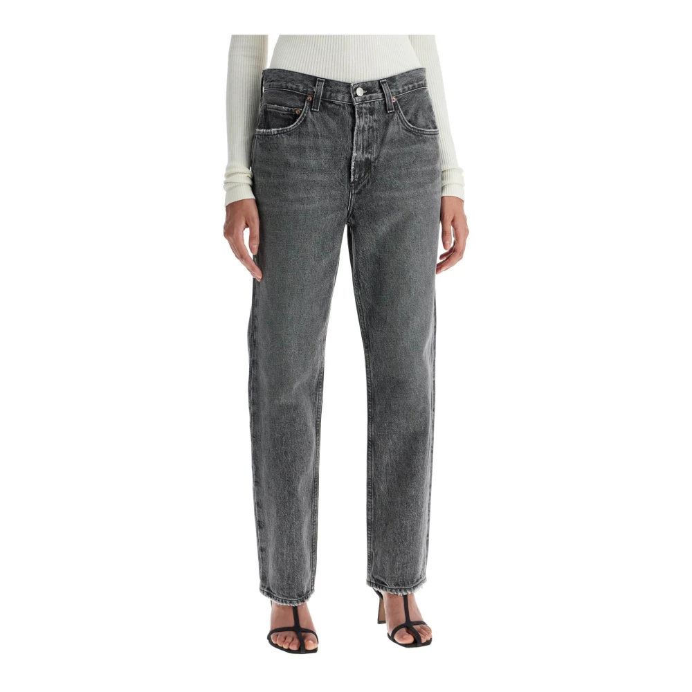 Agolde Vintage Valen Jeans met Distressed Details Gray Dames