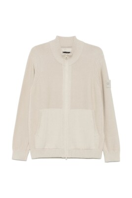 dark-brown-zipper-cardigan
