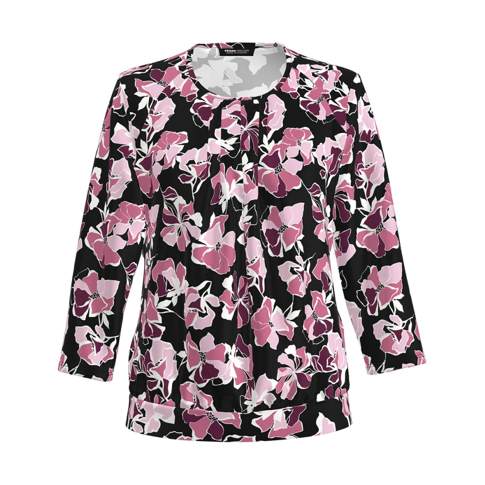 Frank Walder Lange Mouw Blouse Shirt Multicolor Dames