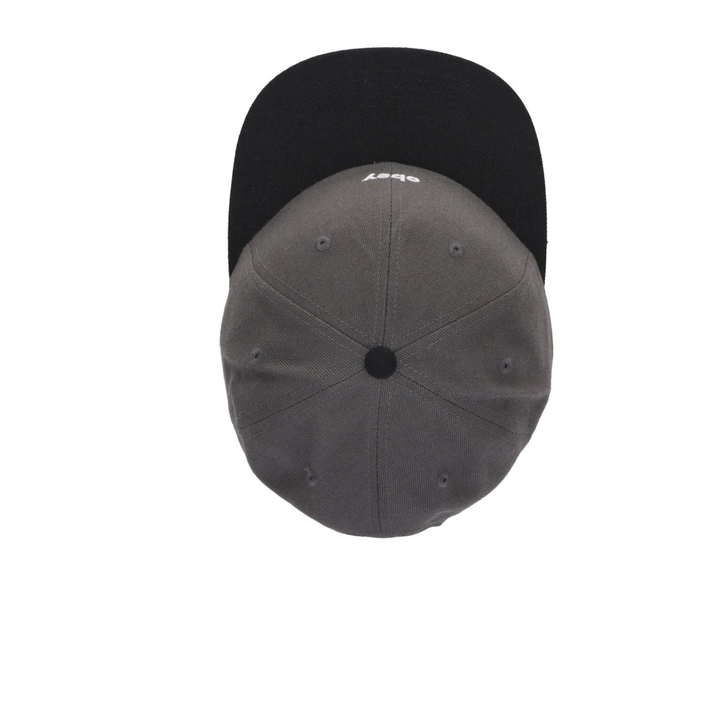Obey Gebogen Klep Snapback Pet Donkergrijs Gray Heren