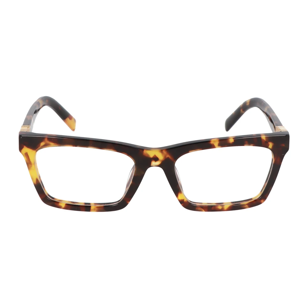Miu Moderne vierkante montuur bril Brown Unisex