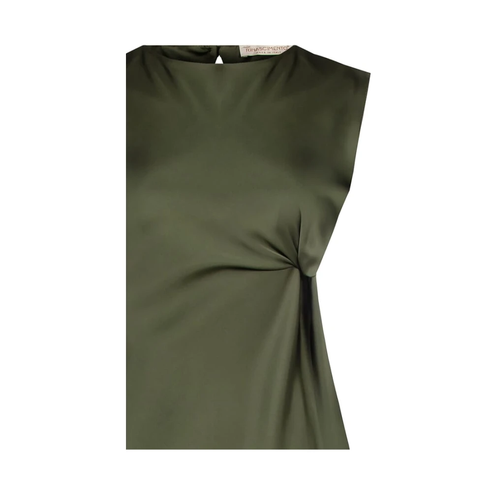 RINASCIMENTO Winterjurkencollectie 2024 25 Midi-jurk Green Dames