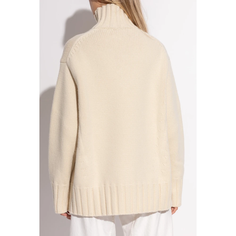 Jil Sander Oversized coltrui Beige Dames