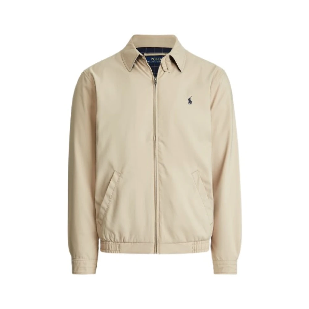 Polo Ralph Lauren Bi-Swing Jack Lichtgewicht Polyester Katoen Gevoerd Beige Heren