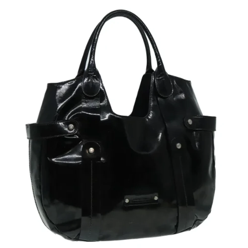 Salvatore Ferragamo Pre-owned Leather handbags Black Dames