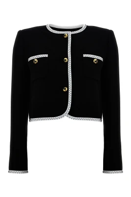 Crepe Short Jacket