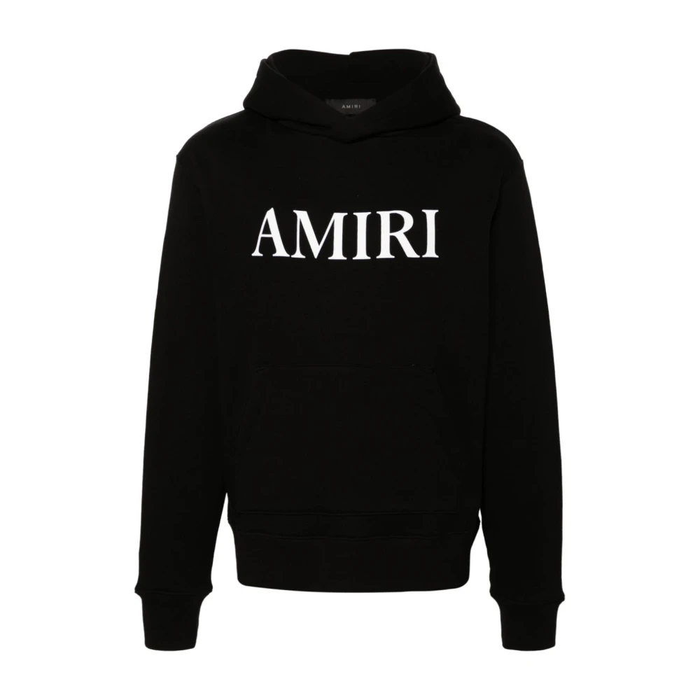 Amiri Black Cotton Logo Sweatshirt Hoodie - Male - Hoodies - M - Sweatshirts & Hoodies