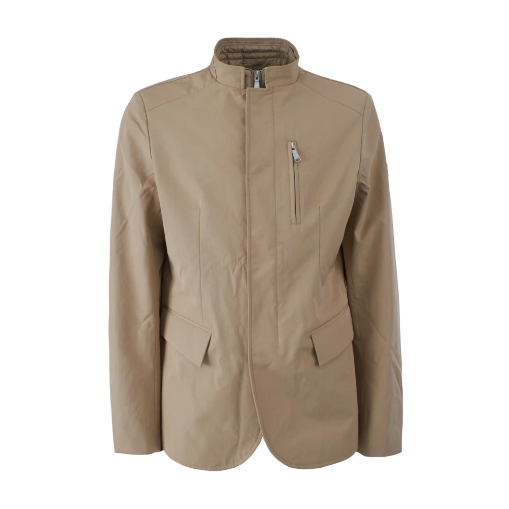 YES ZEE Kameel Synthetische Jas Mannen Beige Brown Heren
