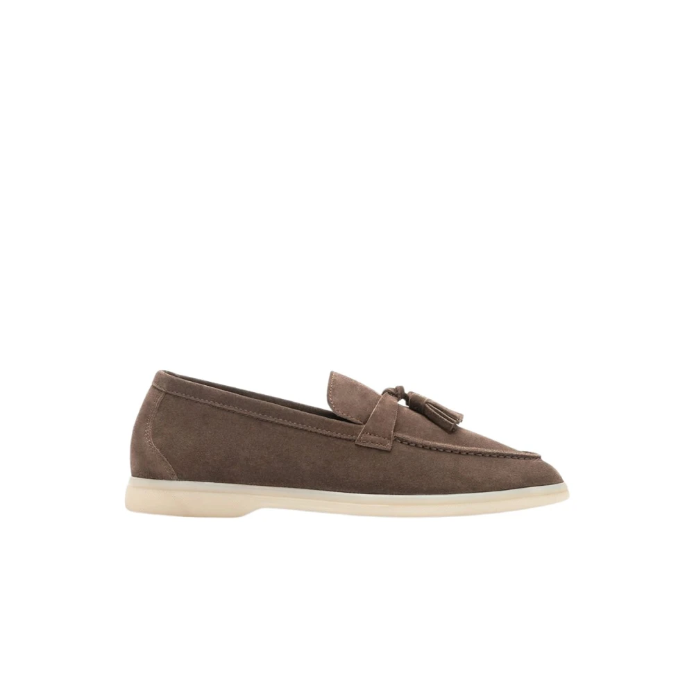 Scarosso Women's Brown Loafers, 7 Uk, Leandra Loafers
