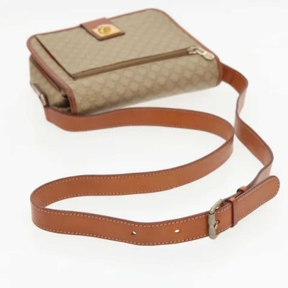 Celine Vintage Pre-owned Fabric celine-bags Beige Dames