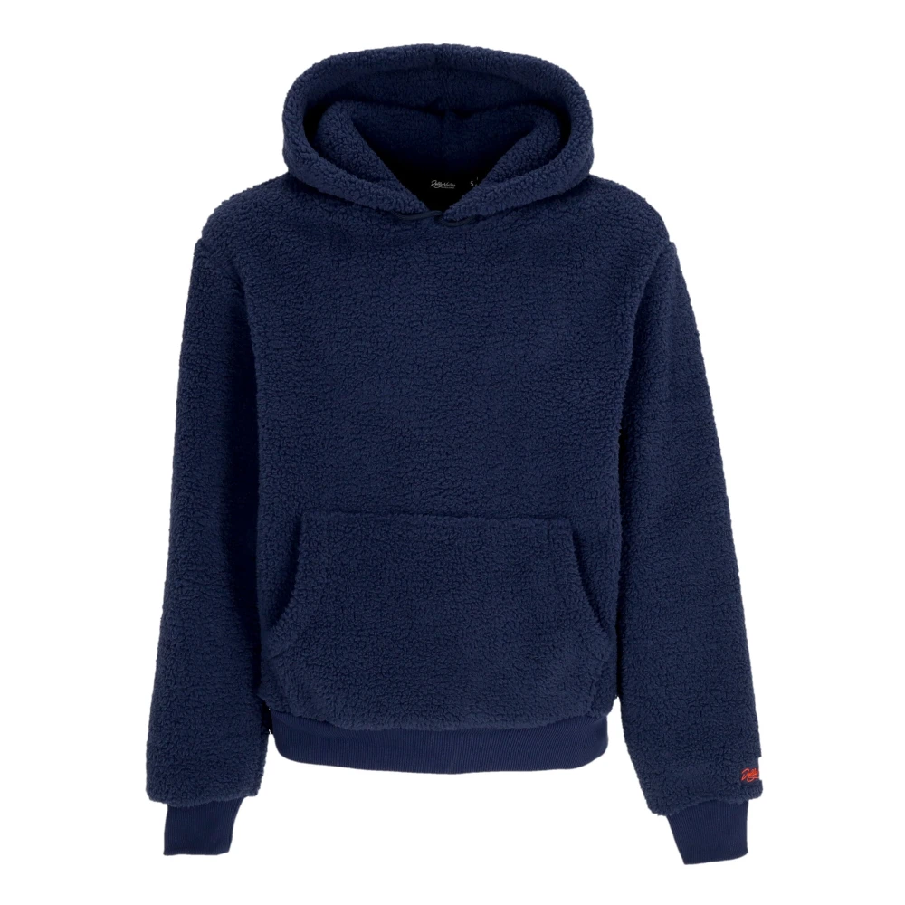 Dolly Noire Sherpa Hoodie met verstelbare capuchon Blue Heren