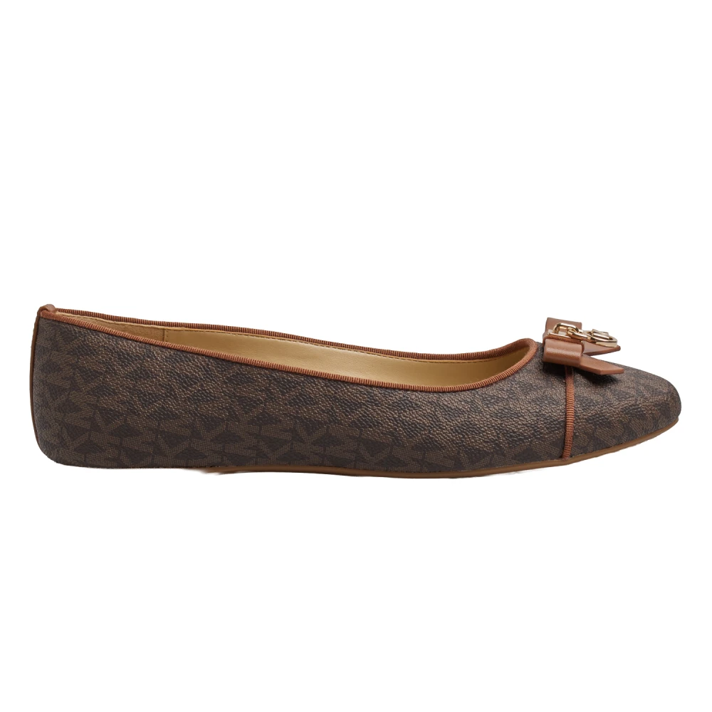 Michael Kors Brown Honey Ballet Flat - Female - Ballerina Shoes - 7 Uk - Shoes