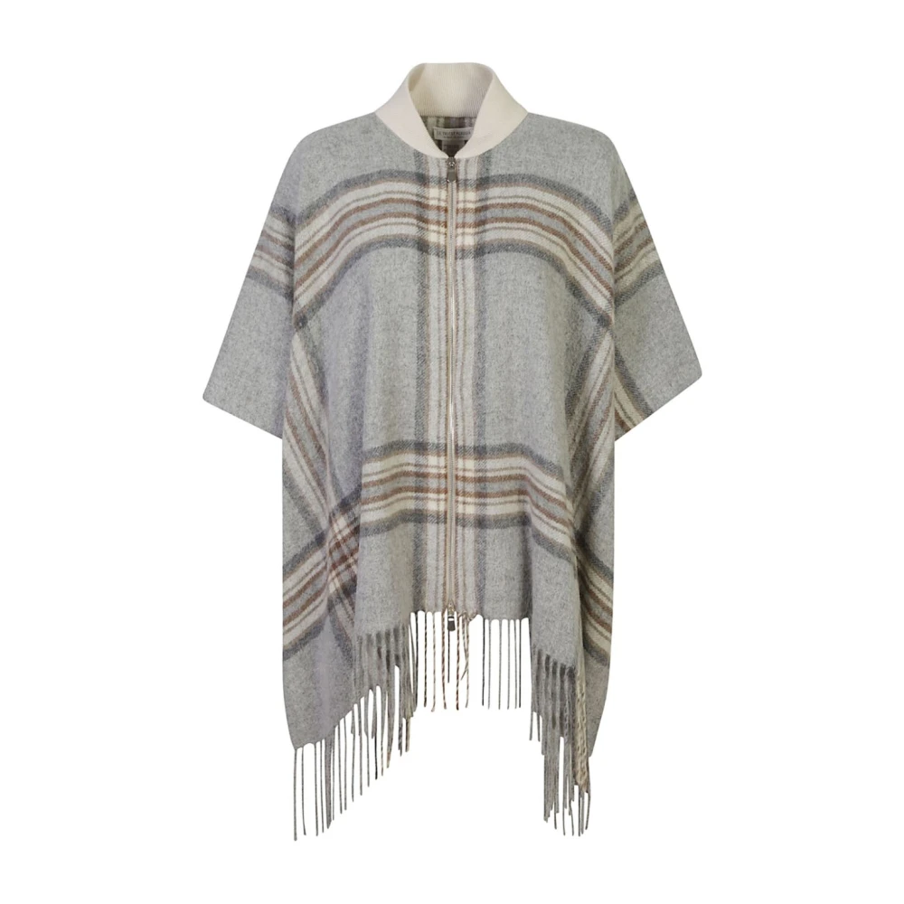 Le Tricot Perugia Grijze Jassen voor Stijlvolle Look Gray Dames