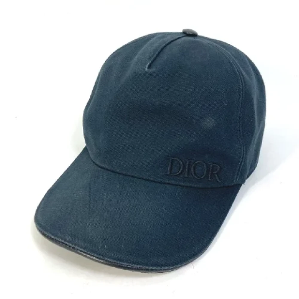 Dior Vintage Pre-owned Cotton hats Black Dames