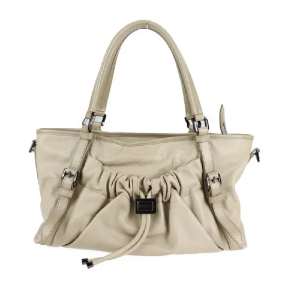 Burberry Vintage Pre-owned Fabric shoulder-bags Beige Dames