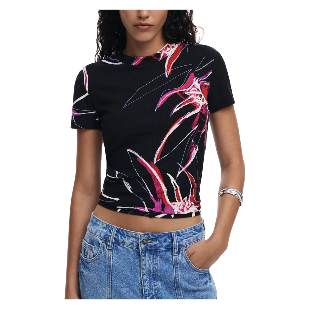 Desigual Damen Schwarz Strickwaren, K, Xsgröße: