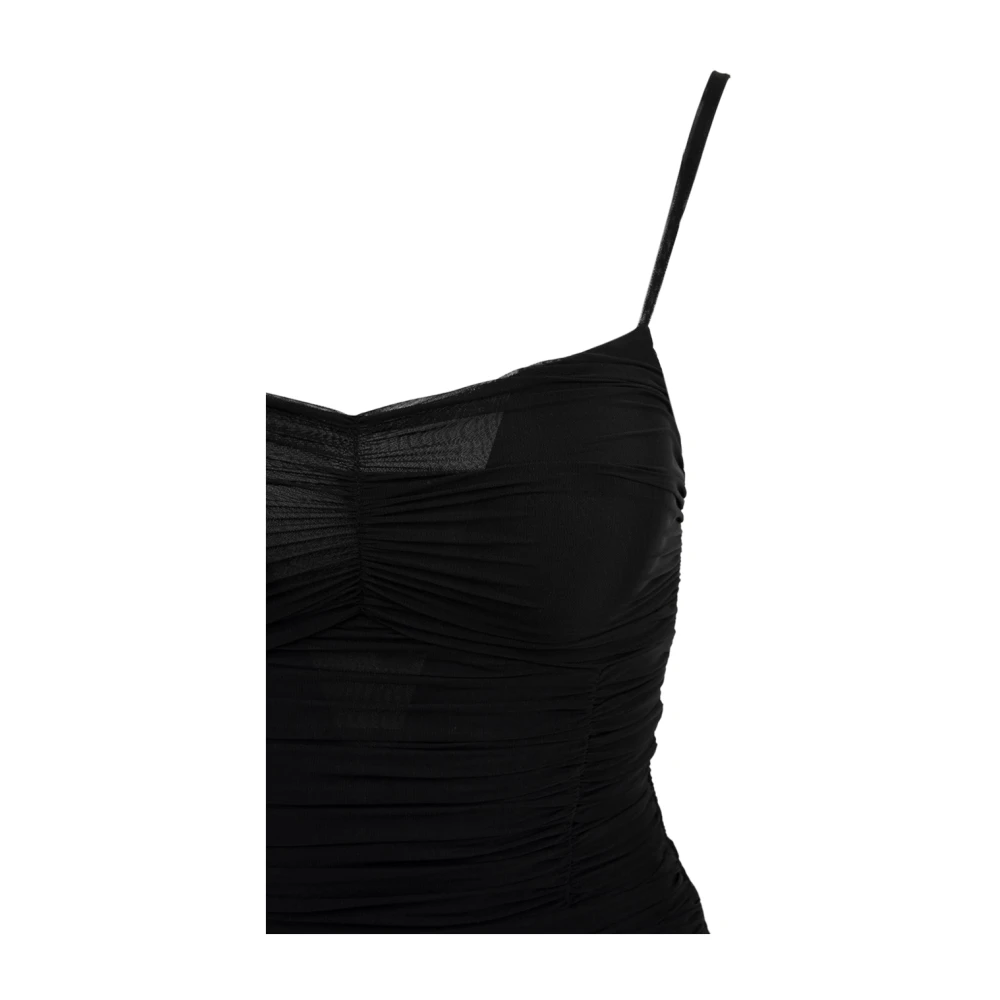 Mar De Margaritas Zwarte Bloemenjurk Mandy Ne01 Black Dames