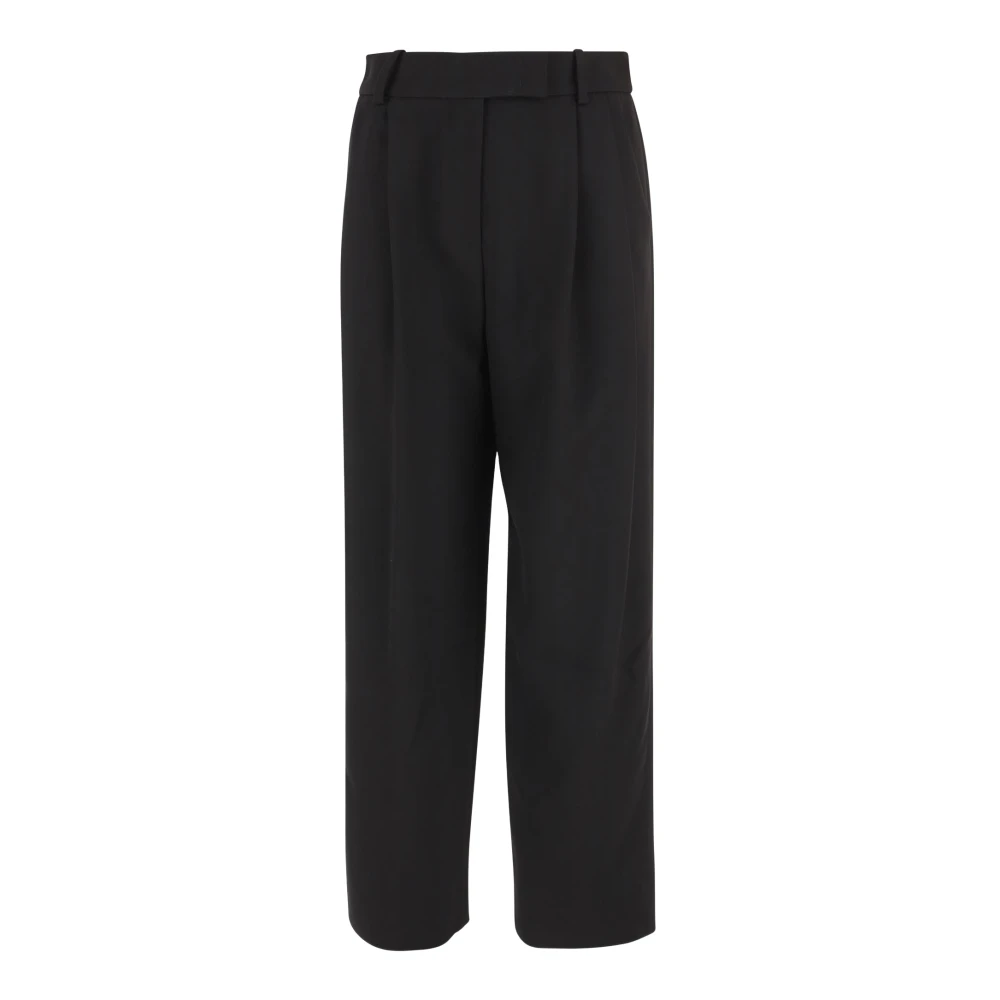 Giorgio Armani Kvinno Svart Byxor Dam, Xs, Silkesbyxor