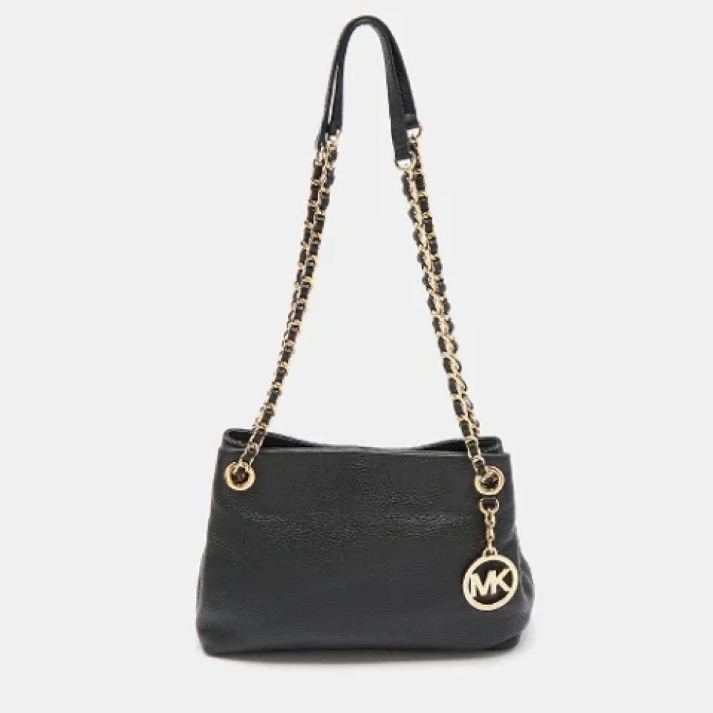 Michael Kors Pre-owned Leather shoulder-bags Black Dames