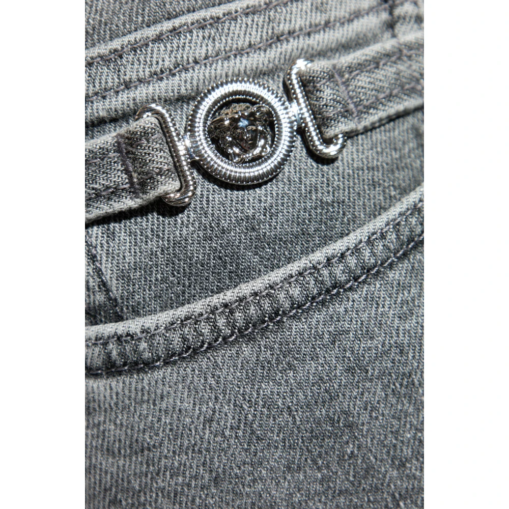 Versace Jeans met toelopende pijpen Gray Heren