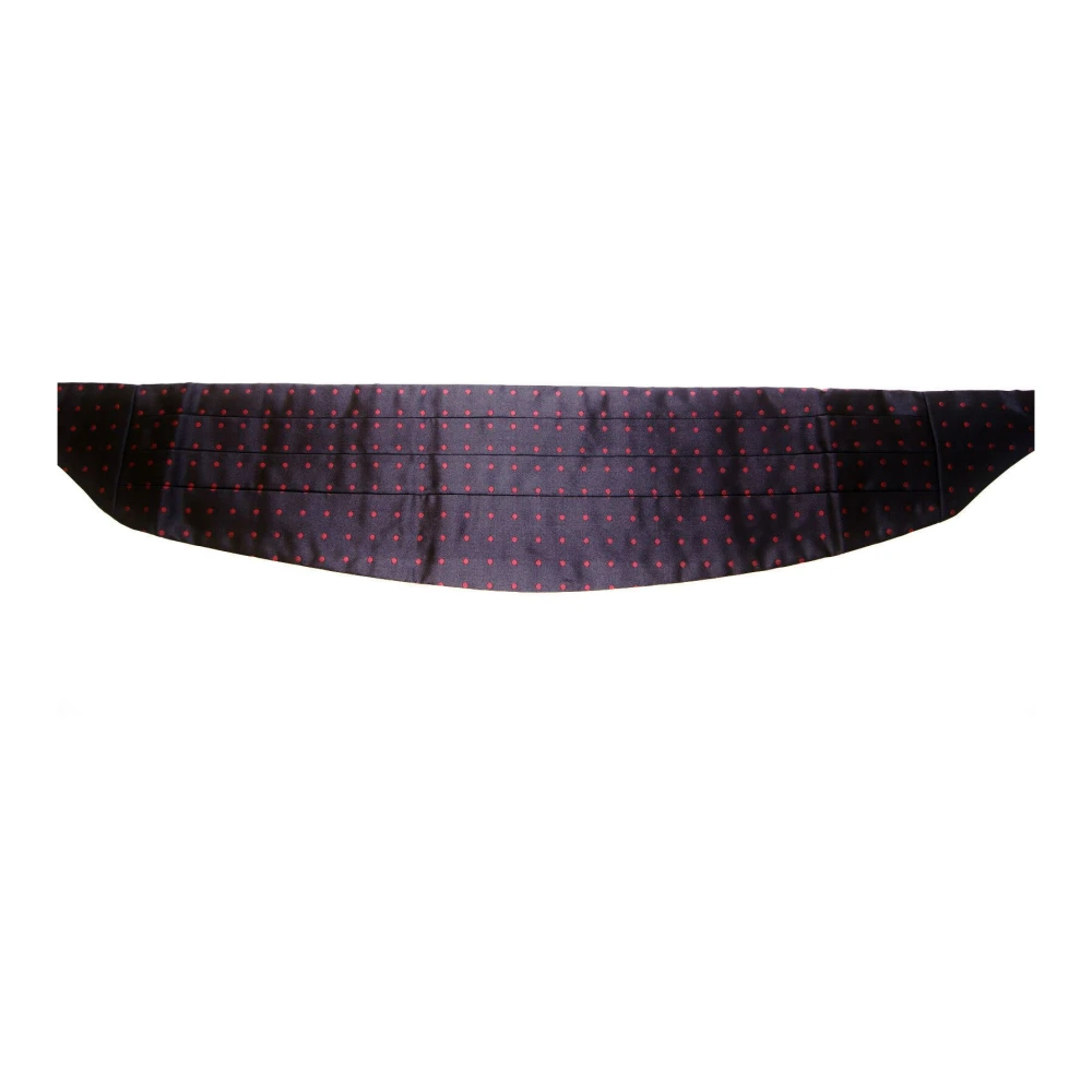 Dolce & Gabbana Men's Black Waist Tuxedo Smoking Belt Cummerbund