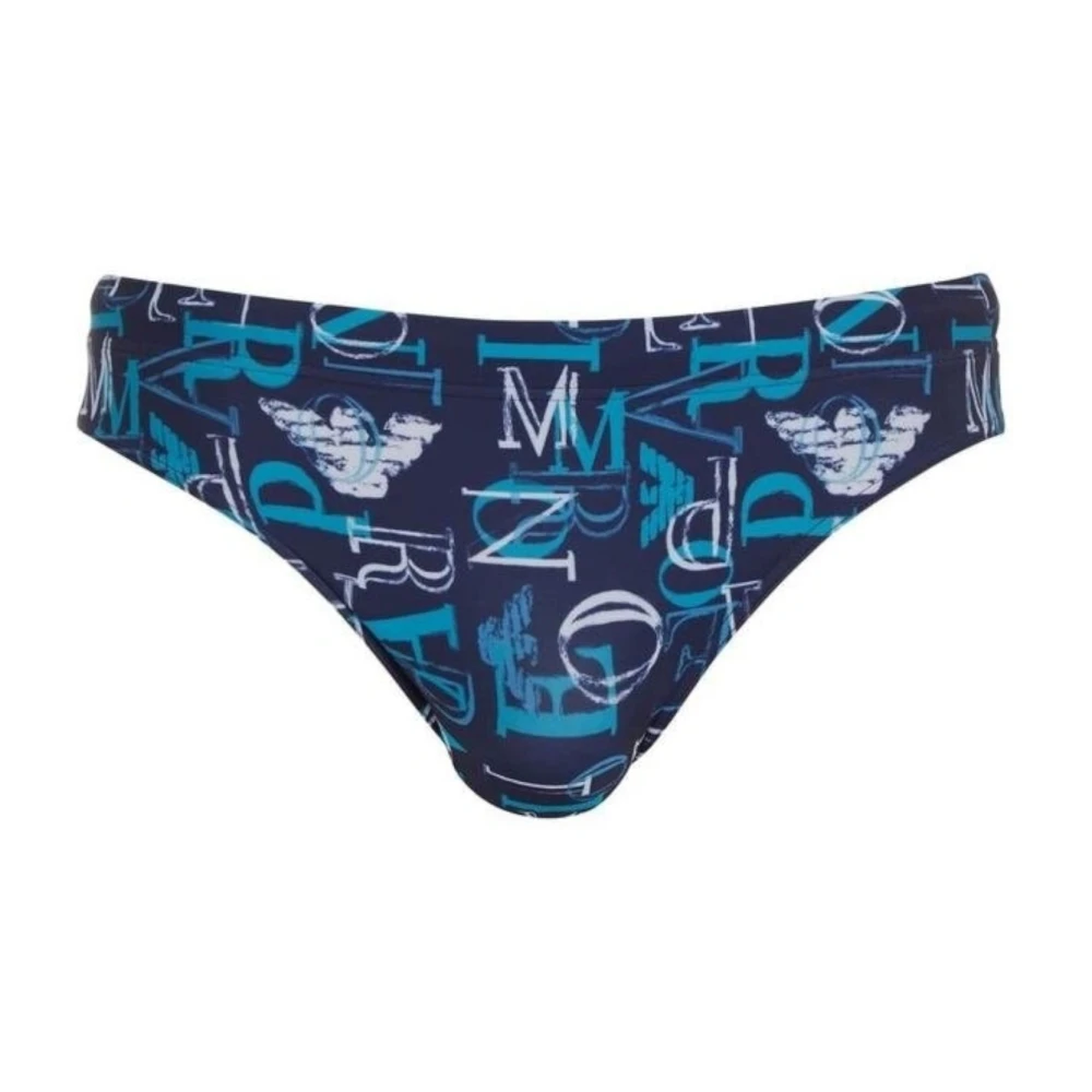 Emporio Armani Men's Blue Beachwear, S, Beachwear By Armani