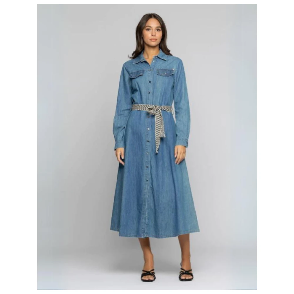 Kocca Shirt Dresses Blue Dames