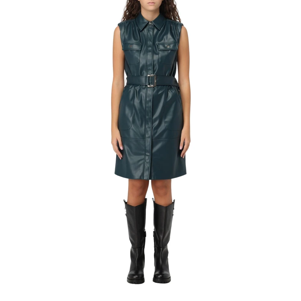 Liu Jo Poly Chemisier Jurk Green Dames